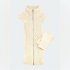 Veronica Beard Upstate Knit Dickey With Cuffs never worn retails for 250.00